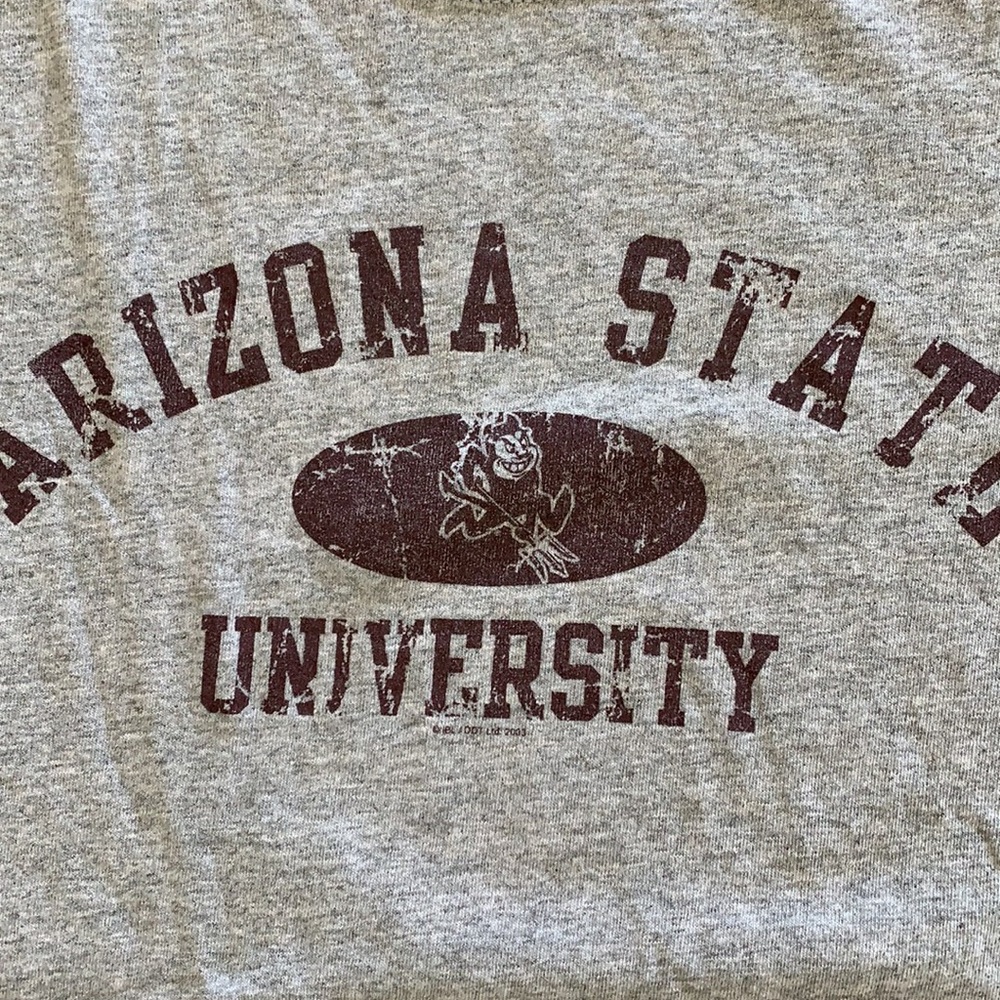 Boys Sz XL Arizona State University Gray T-shirt - Picture 2 of 5